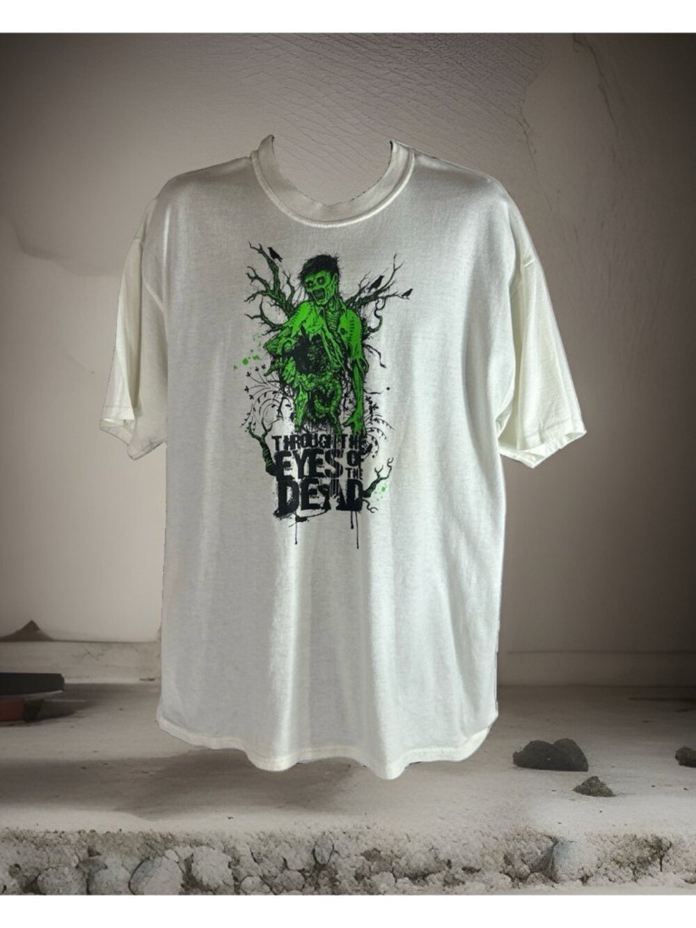 Vintage Through The Eyes Of The Dead Band White Graphic T-shirt Men’s Size XL